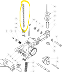 ŁAŃCUCH PODNOSZENIA SSAWY CT51 GANSOW IPC MTCR00107