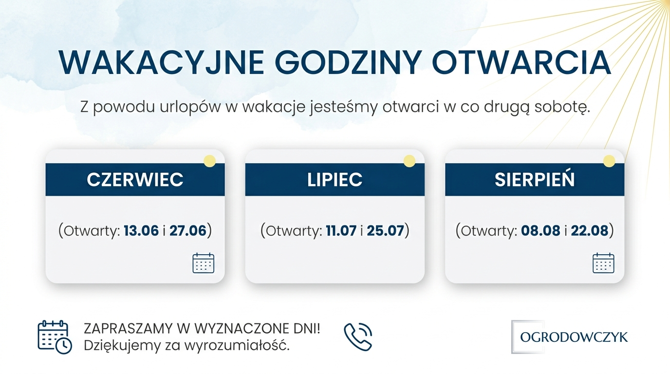 Otwarcie w wakcje